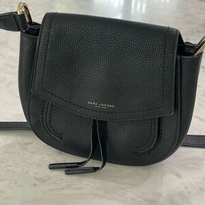MARC JACOBS Maverick Saddle black 
Leather Bag crossbody